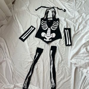 Sexy skeleton Halloween costume